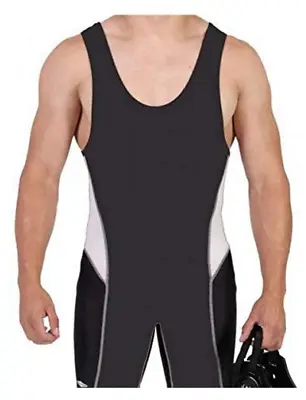 Matman Bruiser Ventilated Wrestling Singlet - Black • $29.95