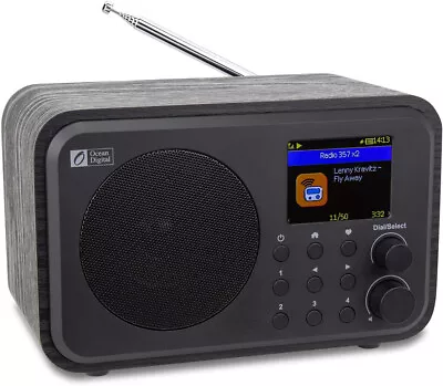 Ocean Digital WR-336F Rechargeable Wifi Internet Radio FM Bluetooth Refurbished • $54.99