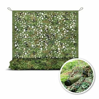 10FT*5FT Camo Netting Woodland Military Camouflage Mesh Netting Camping Hunting • $15.86