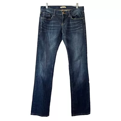 CAbi Women's Medium Wash Low Rise Straight Leg Jeans Sz4 • $19.11