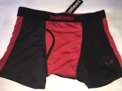 Nwt Ecko Unltd Black Carmine Red Men Boxer Brief Size Medium With Logo • $16.99