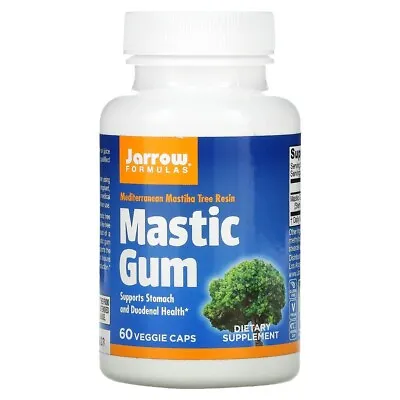 Jarrow Formulas Mastic Gum Mastix Gum 60 Vegetarian Capsules • £29.78