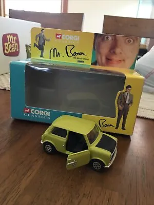 Corgi 1/43 Scale Diecast 04419 - Mr Bean's Mini Alloy Wheels - Green • $42.99