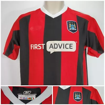 Manchester City 2003-2004 Away Third Shirt Reebok First Advice UK Size Small • £29.95