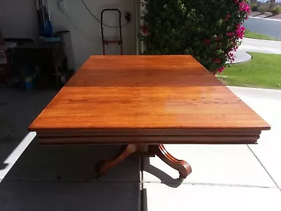 Antique Solid Oak Dining Table   • $225