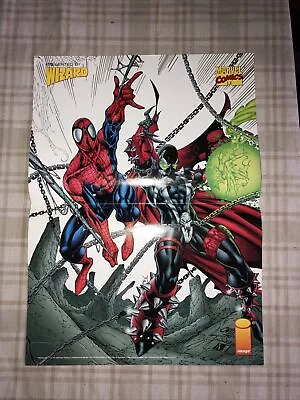 Spawn And Spider-Man POSTER 1997 Marvel Comics WIZARD MAGAZINE PROMO 16x10 RARE! • $50