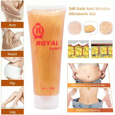 Firming Slimming Golden Gel For RF Ultrasound Cavitation EMS Massager Machine • $10.98