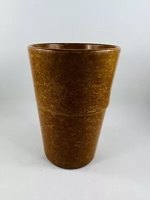 Vtg 1960 Melmac Brown Speckled US Military Drinking Cup 4.375  Tall • $15.95