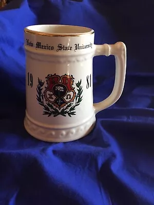 $17.88 • Buy VINTAGE Chi Omega Sorority Stein / Mug NMSU 1981 W Crest  Hawaii Hustler  FAB