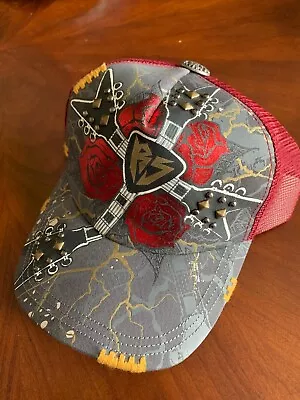 Rebel Spirit Clothing Trucker Hat Ed Hardy Tattoo Pattern H1021 • $34.99