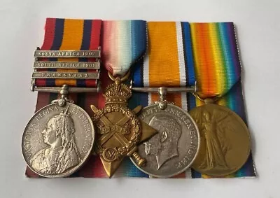 Queen South Africa & Ww1 Trio /  Casualty / Essex Regt • £300