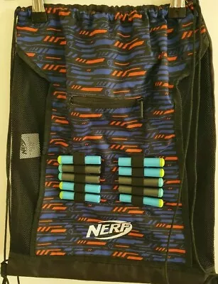 NERF Vintage Rare Backpack/ POUCH With 10 Free Darts Lots Of Pockets 🔫🔫 • $14.99