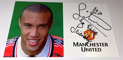 Mickael Silvestre Signed Club Card Photo Autograph Manchester United Man Utd D • £14.99