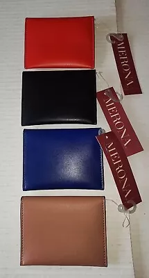 Women's Merona Wallet 4 PC Lot Red Tan Blue Black Coin Keys Money Purse US SHIP  • $10