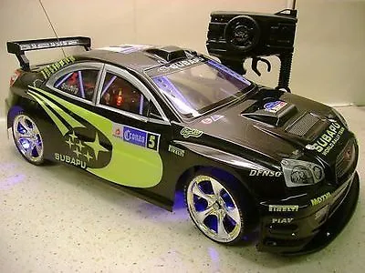 Subaru Impreza Style WRC Radio Remote Control Speed Car 1:16 Scale RC Toy Car • £29.99