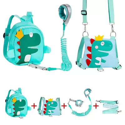 Mini Child Backpack Harness Leashes Walking Wristband Rope Travel Bag  • £28.87