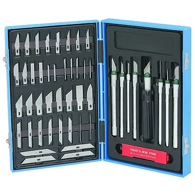 56 Pc. Precision Knife Set For DetaIed Cuts! Compare To Xacto Or Name Brands • $18.95