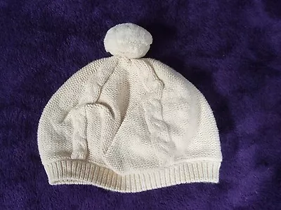 BabyGap Tan Knit Beanie Hat (Size 6-12 Months) • $10