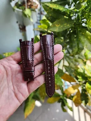 25/17/18 Genuine Croc/Gator Leather Skin Watch Strap Band For Movado Elliptica • $65