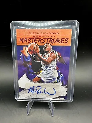 2022-23 Court Kings MITCH RICHMOND Masterstrokes Purple AUTO #/49 HOF KINGS SP • $19