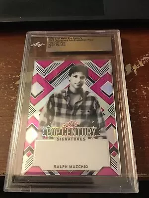 Ralph Macchio 2022 Metal Pop Century Pre-Production Proof 1/1 Prismatic Pink • $20