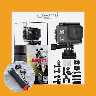 New DEMi Action Camera HD Waterproof Floating Grip Compatible GoPro Accessories • £39