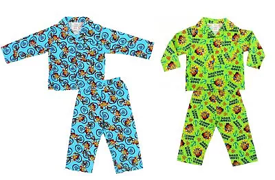 Jake And The Neverland Pirates Boy's Winter Wincyette Pyjamas 1-3 Years • £6.99