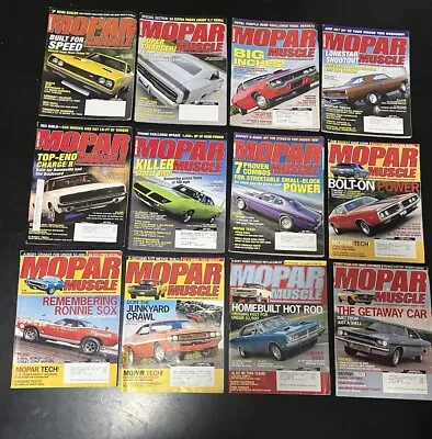 MOPAR Muscle Magazine - 2006 - Lot Of 12 Issues - Complete Year • $23.99