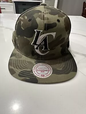 Mitchell & Ness Vintage Camo La Clippers NBA Snapback Hat Basketball Sport New • $20