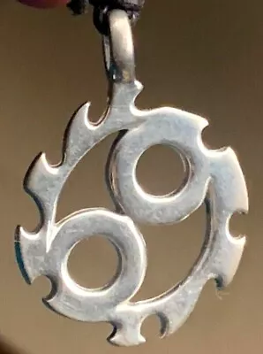 Maori Silver Color Pewter New Necklace Pendant Jewelry • $4.99