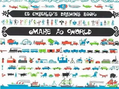 Ed Emberley's Drawing Book: Make A Wor- 0316236446 Edward R Emberley Paperback • $1.99