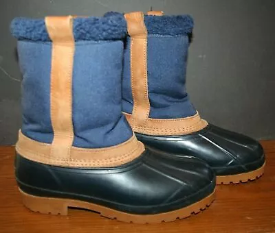Women's EDDIE BAUER Duck Boots 7M Winter Hunting Caoutchouc-Dessous Waterproof • $45