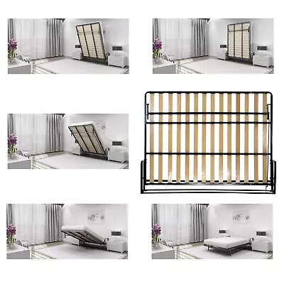 Classic 140x200 Wall Bed Horizontal Folding Bed Pull Down Murphy Bed Clearance • £759