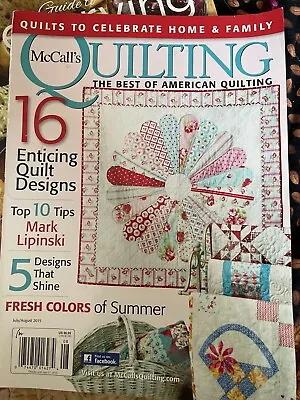 $8.99 • Buy McCalls Quilting Best Of American Quilting Magazine July/August 2015