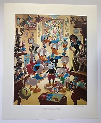 Carl Barks In Uncle Walt's Collectery Limited Edition Lithograph #338/345 • $800