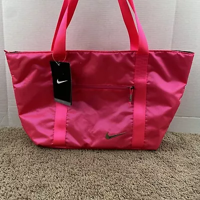 Nike Golf Tote Bag Adult Unisex Pink/Camo Swoosh Zip Up W/Pockets GA0271 NWT • $45.97