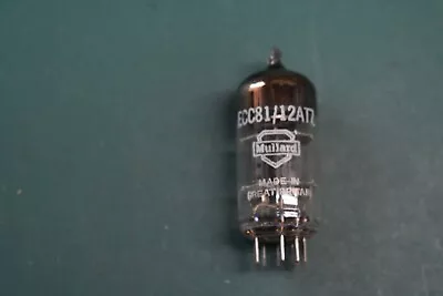 One 12AT7 ECC81 Mullard Audio Receiver Preamplifier Vacuum Tube Tested • $38.99