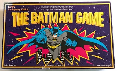 Vintage 1989 The Batman Game - 50th Anniversary Edition From University Games • $35