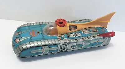 Vintage 1960s Interkozmosz Hungarian Litho Tin Battery Space Car Rocket Ship • $39