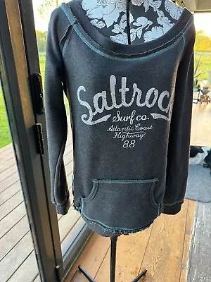 Saltrock Ladies/womens Sweatshirt Size 14 (12) With Front Pouch Pocket • £3