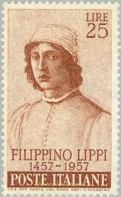 EBS Italy 1957 - Filippino Lippi - Unificato 820 MNH** • $1.95