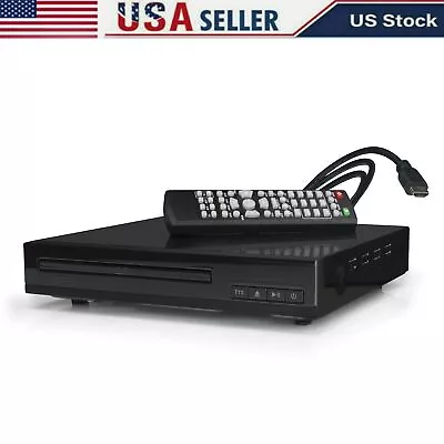 HDMI DVD Player With 6’ HDMI Cable Remote Control Mini Multi Region DVD Player • $22.99