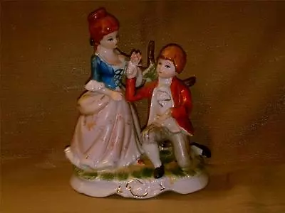 Magdalena Fine China Young Victorian Couple Figurine-3 Stars Of David Mark-51166 • $12.99