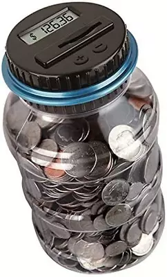 Coin Piggy Bank Saving Jar  Digital Coin Counter With LCD Display Large Capacit • $16.99