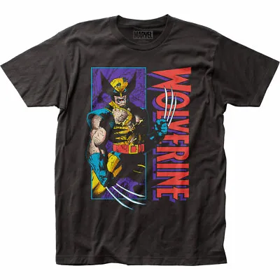 Wolverine Shredded T Shirt Mens Licensed Marvel Comic Book Adult Tee X-Men Black • $17.49