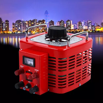 110V Transformer Variac Variable AC Voltage Regulator Metered 3000w 30Amp Auto • $93.10