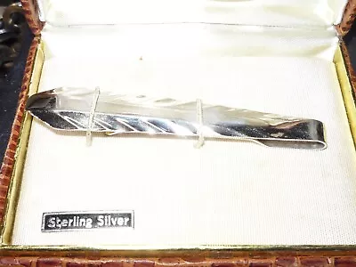 Vintage Nos Simmons Sterling Silver Tie Bar • $9.95