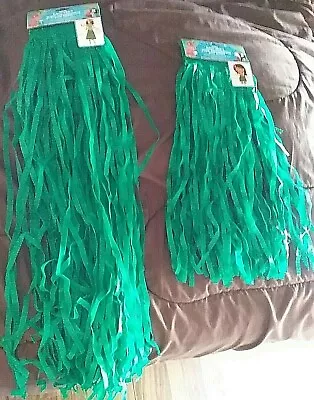 GREEN GRASS SKIRT LUAU COSTUMES Choose 1  ADULT Or  CHILD  • $8