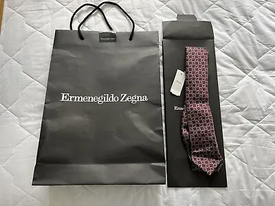 £80 • Buy Ermenegildo Zegna Silk Tie New With Tags