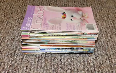Lot 33 Annie's Favorite Crochet Hooked On Booklets Magazine Patterns Afghan Baby • $39.99
